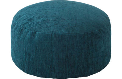 HOME Tessa Polyester Bean Footstool - Teal